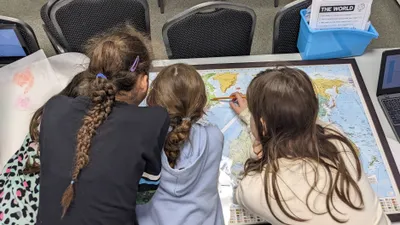 Young children in Spark Studio